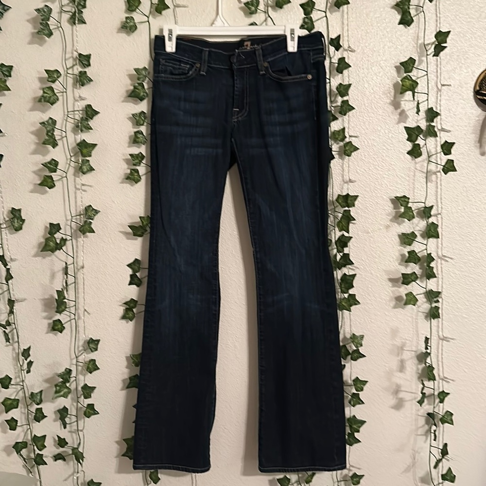 Dark bootcut jeans